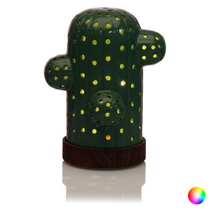 Lampă cu LED Cactus Ceramică (12,2 x 16,7 x 14,6 cm)