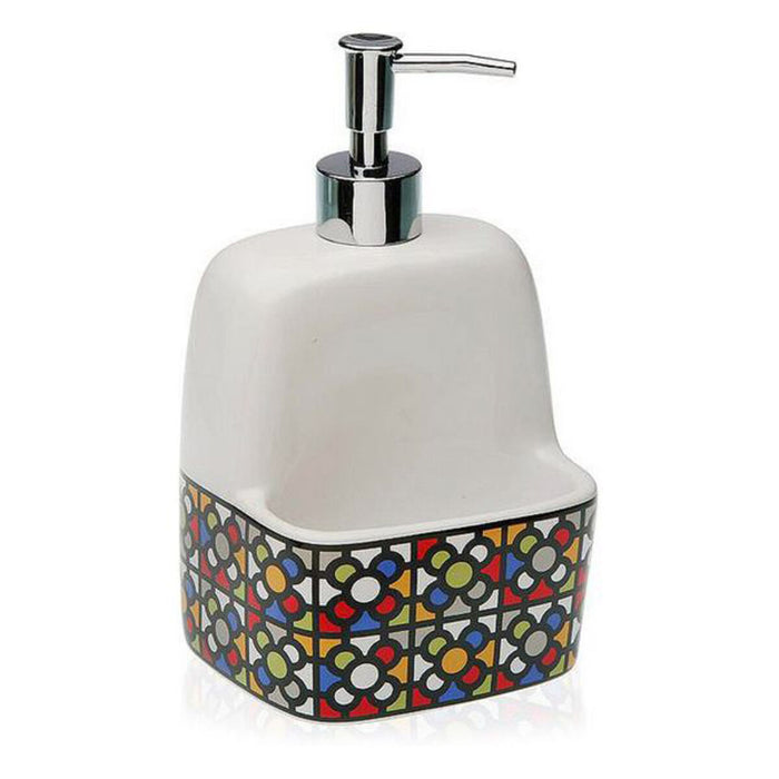 Distribuitor de săpun 2-în-1 pentru chiuvetă Versa Urbana Ceramică (9,8 x 19 x 11,2 cm)
