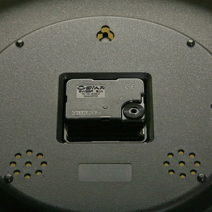 Ceas de Perete Versa Imitație de piele Lemn (4,5 x 53 x 31,7 cm) (4,5 x 53 x 31 cm)