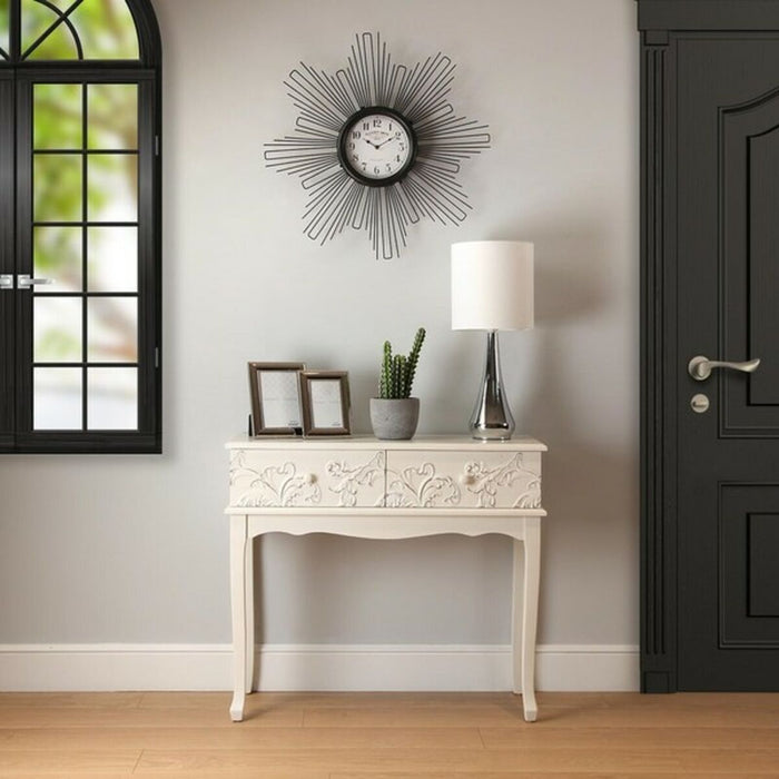 Ceas Versa Lemn MDF/Metal (68 x 6,5 x 68 cm)