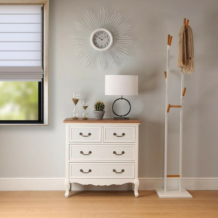 Ceas Versa Lemn MDF/Metal (68 x 6,5 x 68 cm)