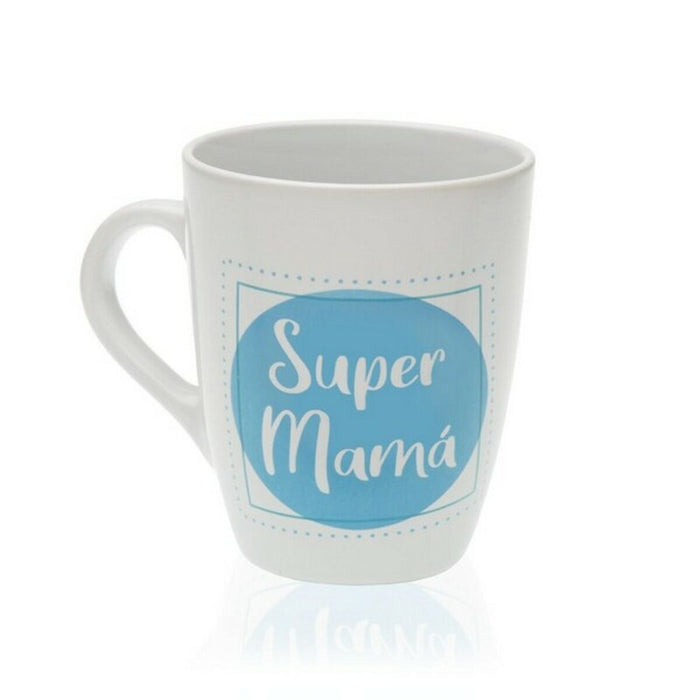 Cană din Ceramică Versa Super Mamá Gresie (8,5 x 10 x 8,5 cm)