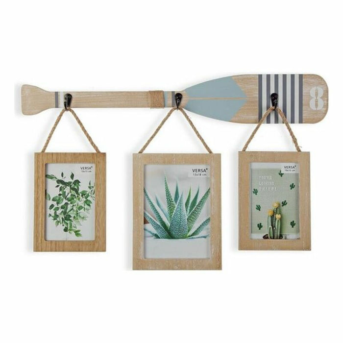 Suport pentru Poze Versa Vâslă Multiplu Въже Lemn MDF 5 x 35 x 55 cm (35 x 55 cm)