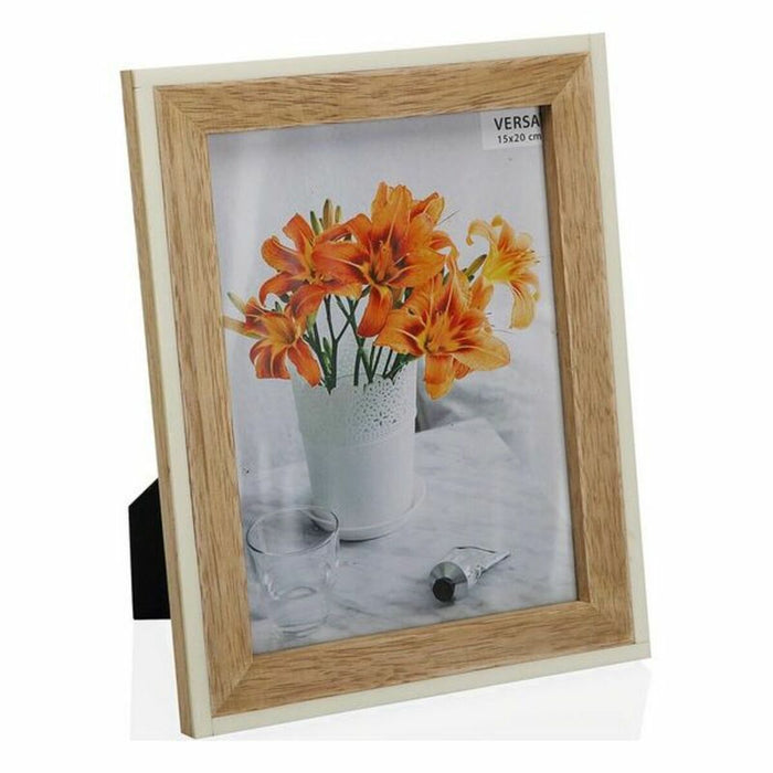 Suport pentru Poze Versa VS-22130018 Lemn (1,7 x 24 x 19 cm) (15 x 20 cm)