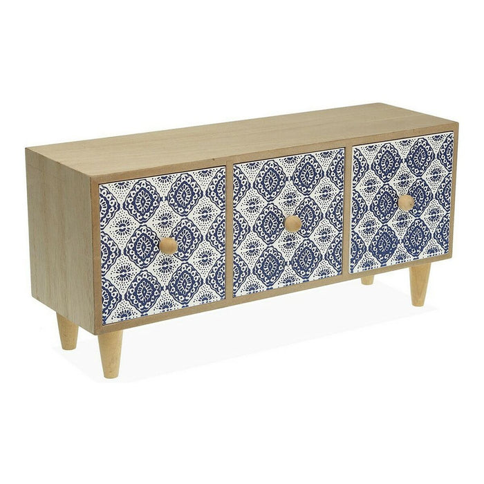 Casetă de Bijuterii Versa Aveiro Caramidă Lemn (11 x 16,2 x 34 cm)