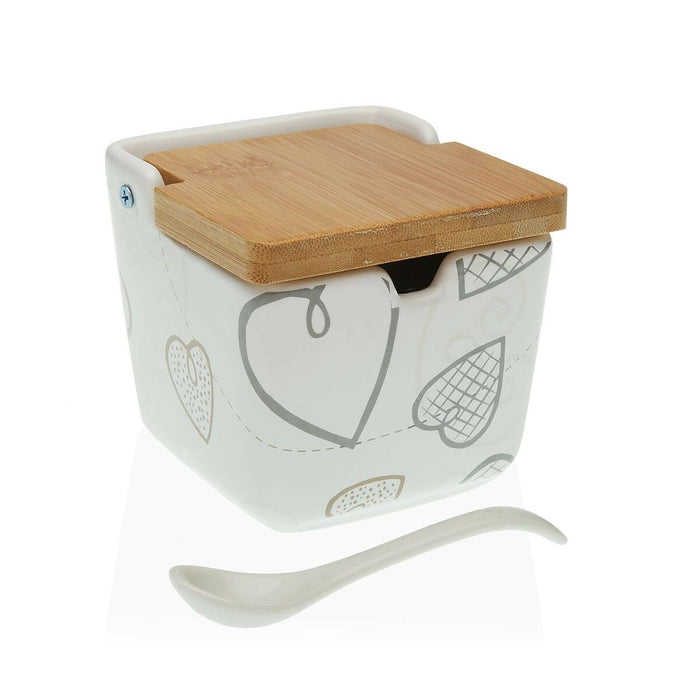 Zaharniță Versa Cozy Inimi Ceramică (8,8 x 10,3 x 8,8 cm)