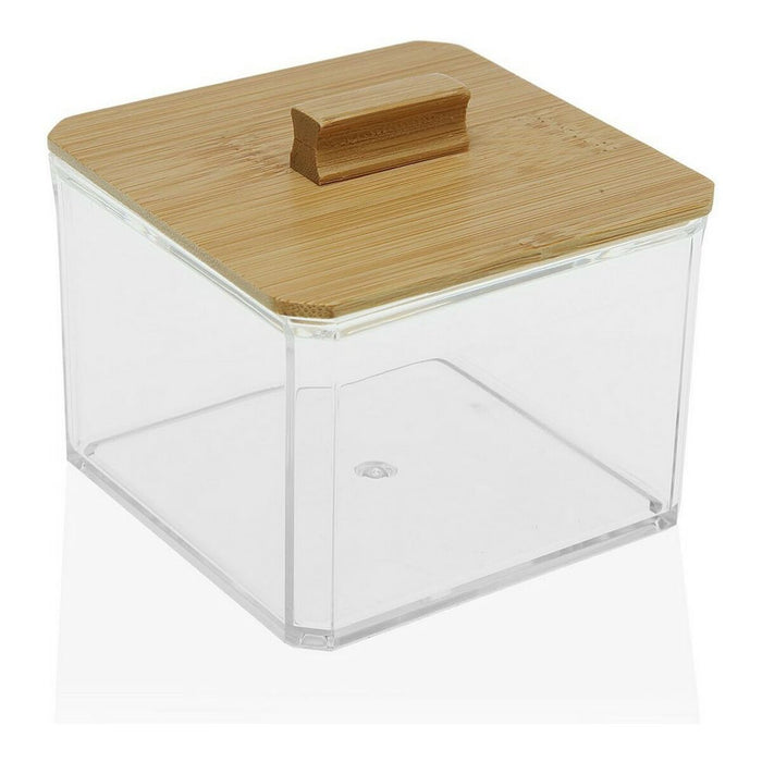 Cutie cu Capac Versa Bambus polistiren (9 x 8,5 x 9 cm)