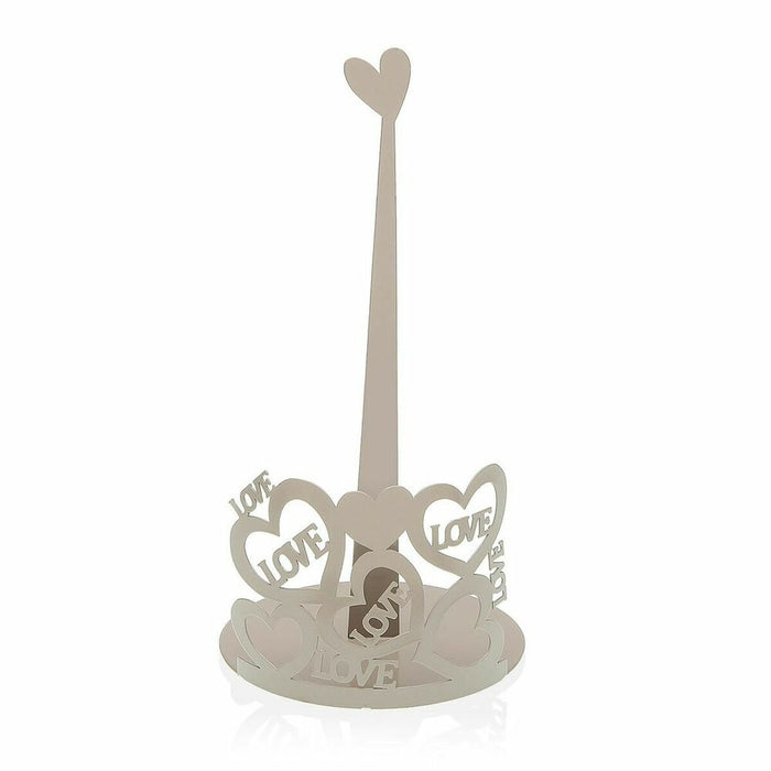 Suport pentru hârtie de bucătărie Versa Cozy Gri Metal (15 x 30 x 15 cm)