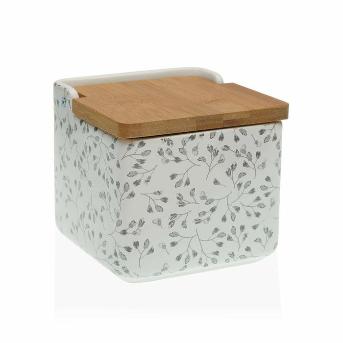 Solniță cu capac Versa Oxford Ceramică (12,2 x 11,5 x 12,2 cm)