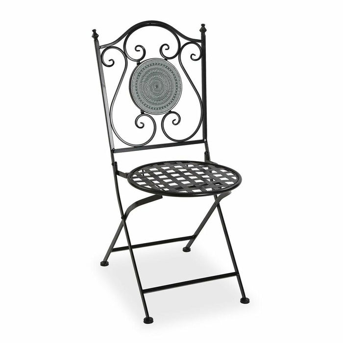 Zahradní židle Versa Mozaic Gri Metal 50 x 92 x 39 cm