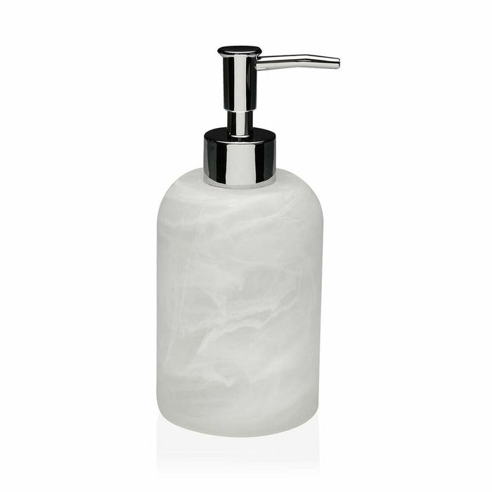 Dozator de Săpun Versa Alb Marmură Rășină ABS (17,5 cm)