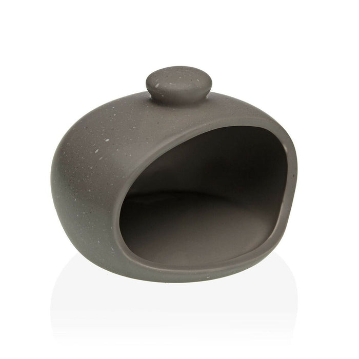 Suport Versa Gri Burete de sârmă Ceramică Dolomite (9,5 x 10,5 x 11,5 cm)