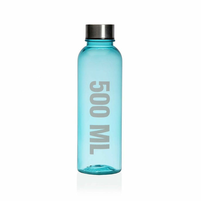 Sticlă de apă Versa 500 ml Albastru Oțel polistiren Compus 6,5 x 21,5 x 6,5 cm