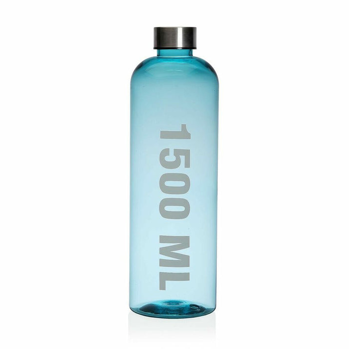 Sticlă de apă Versa 1,5 L Albastru Acrilic Oțel polistiren 9 x 29 x 9 cm