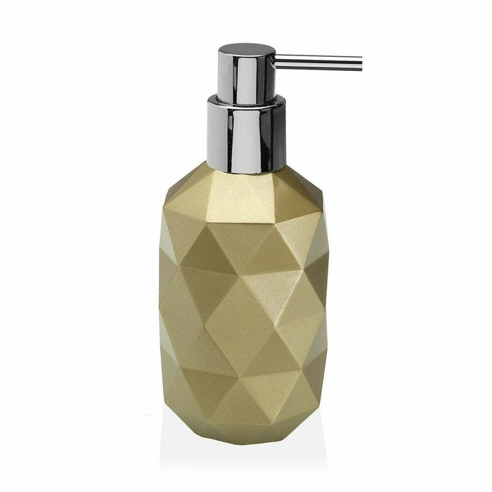 Dozator de Săpun Versa Diamond Galben Plastic Rășină (7,7 x 17,8 x 7,7 cm)