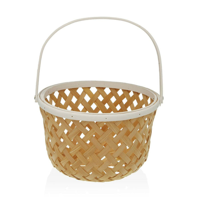 Fructieră Versa Alb Lemn de brad Bambus (28,5 x 35 x 28,5 cm)