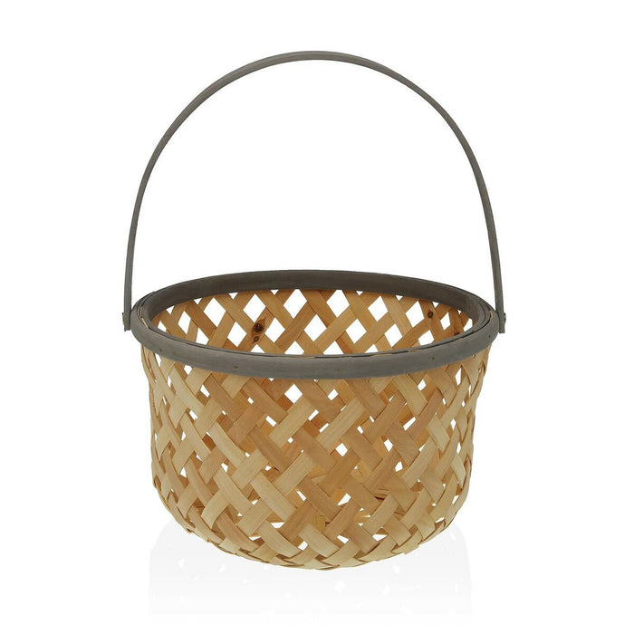 Fructieră Versa Gri Lemn de brad Bambus (28,5 x 35 x 28,5 cm)
