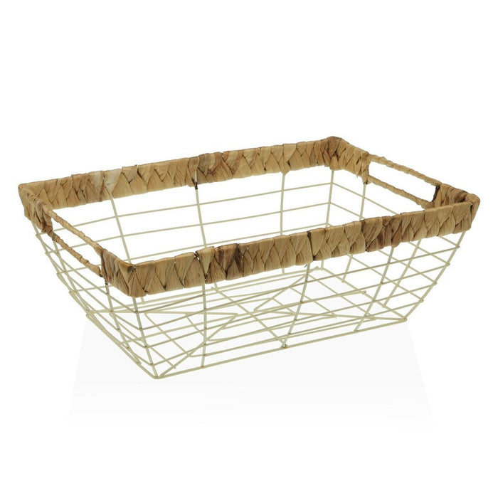Fructieră Versa Bej Metal Oțel (12 x 33,5 x 23,5 cm)