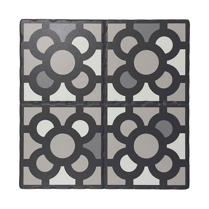 Suport Protecție pentru Masă Versa Gri Ceramică (20 x 20 cm)