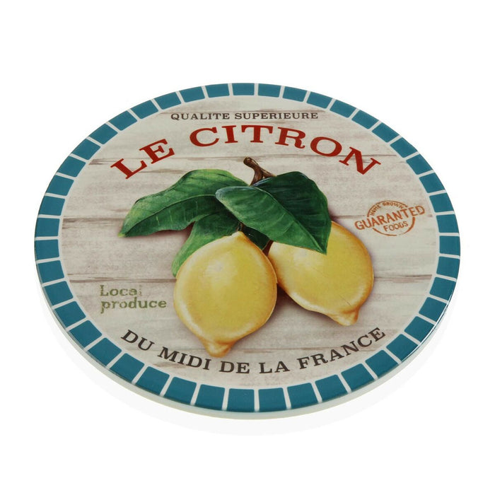 Suport Protecție pentru Masă Versa Lămâie Ceramică (20 x 20 cm)