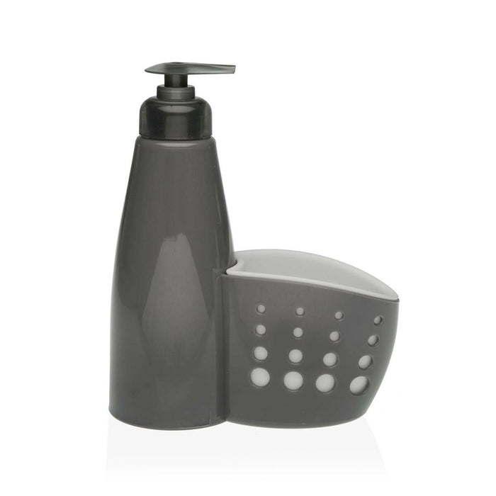 Dozator de Săpun Versa Gri Polietilenă polistiren polipropilenă (19 x 13 x 7 cm)