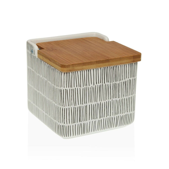 Solniță cu capac Versa NEW LINES 12,2 x 11,5 x 12,2 cm Ceramică