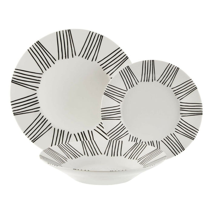Veselă Versa New Lines Porțelan Gresie 18 Piese