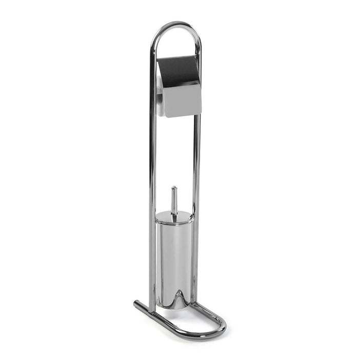Perie pentru toaletă Versa Metal Cromat (28 x 80 x 16 cm)
