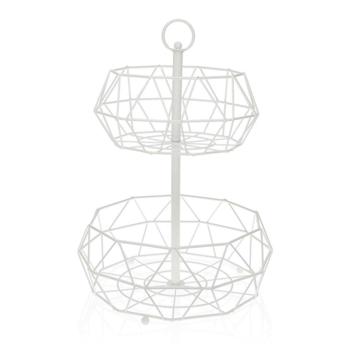 Fructieră Versa Gri Double Oțel (31 x 45,5 x 31 cm)