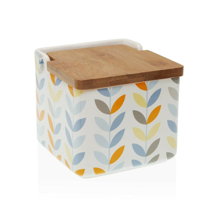 Solniță cu capac Versa Erin 12,2 x 11,5 x 12,2 cm Ceramică