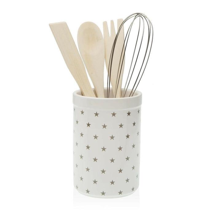 Suport pentru ustensile de bucătărie Versa Stary Ceramică 10 x 15 x 10 cm