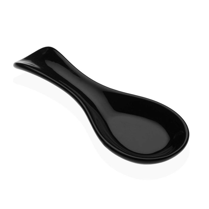 Suport de linguri Versa Negru Ceramică Dolomite (8,5 x 3 x 24,5 cm)
