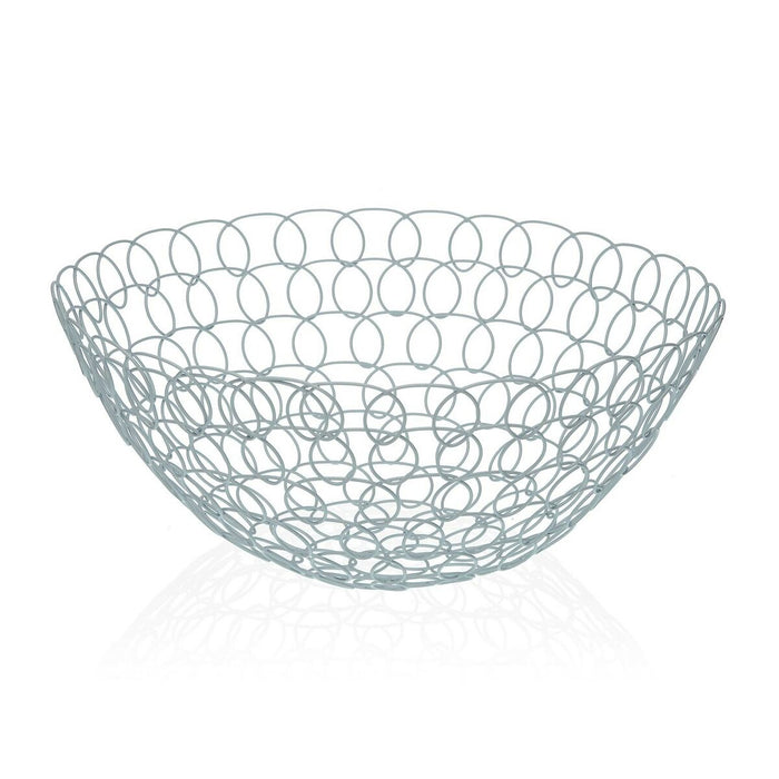 Fructieră Versa Eris Albastru Metal Oțel (28 x 12 x 28 cm)