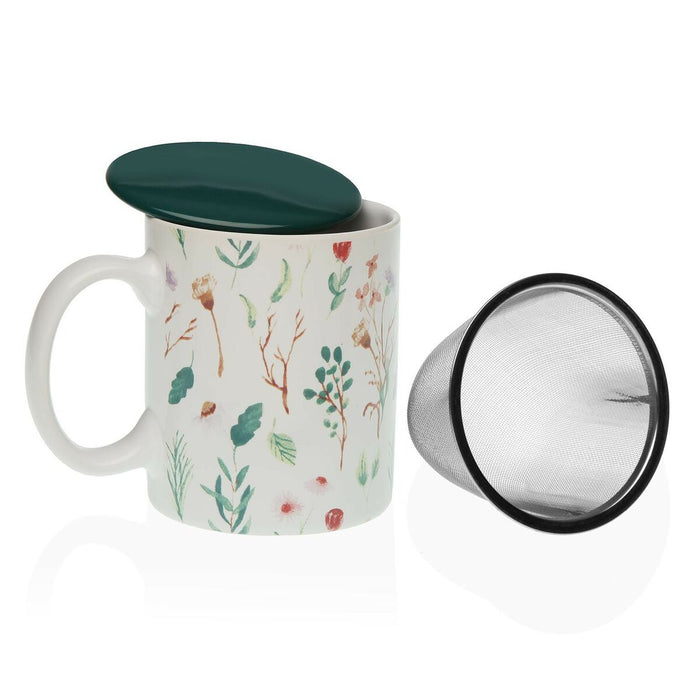 Cană cu filtru pentru infuzii Versa Sansa Porțelan Gresie