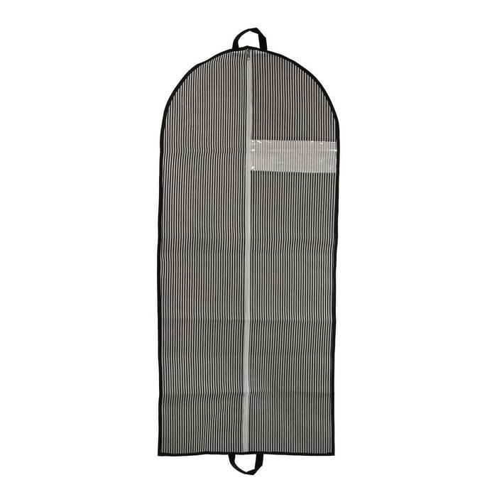 Husă pentru costum Versa Dungi Negru 135 x 60 cm