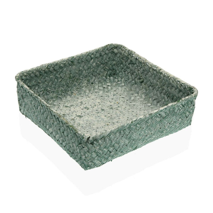 Suport pentru Șervețele Versa Verde Alge marine 19 x 5,5 x 19 cm