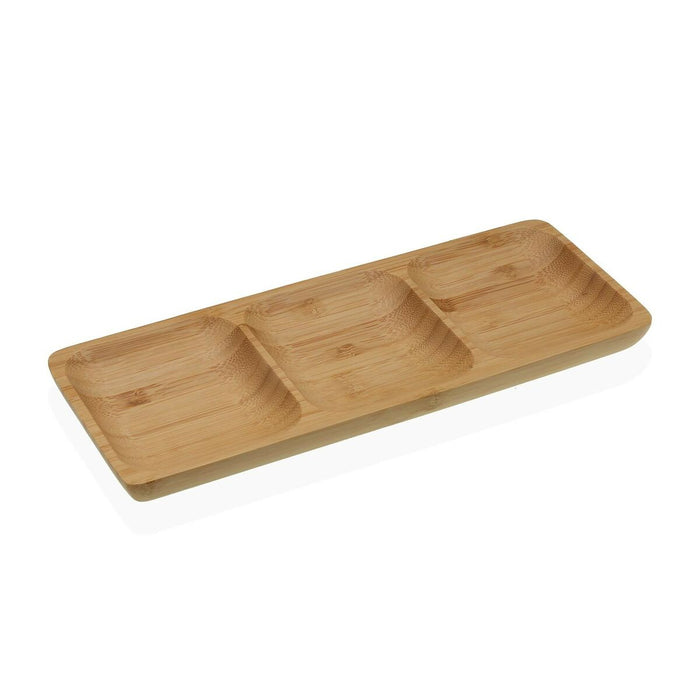 Tavă pentru gustari Versa Bambus 10 x 2 x 26 cm
