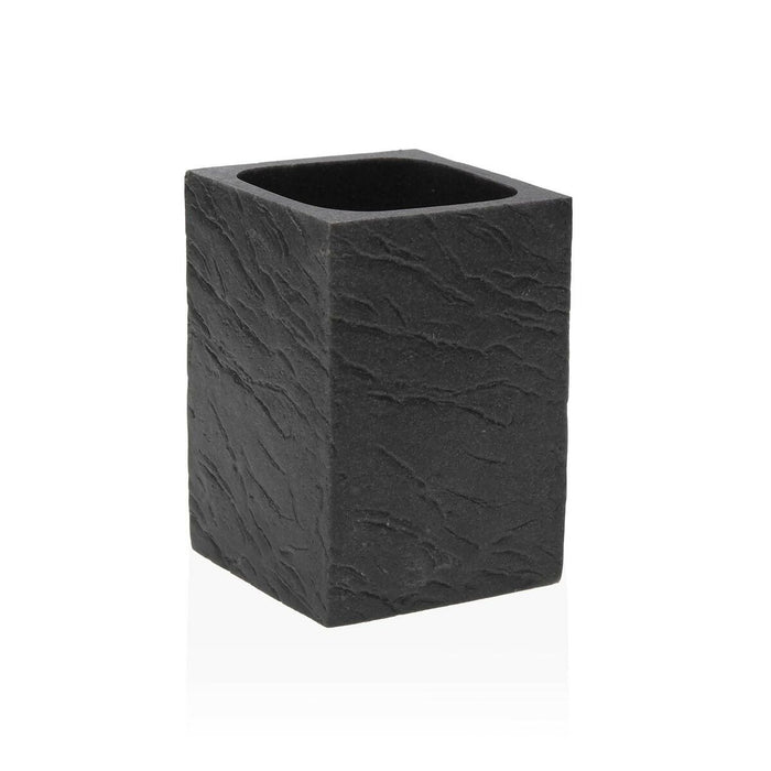 Suport pentru periuțe de dinți Versa Ava Gri Rășină 7,5 x 17 x 7,5 cm