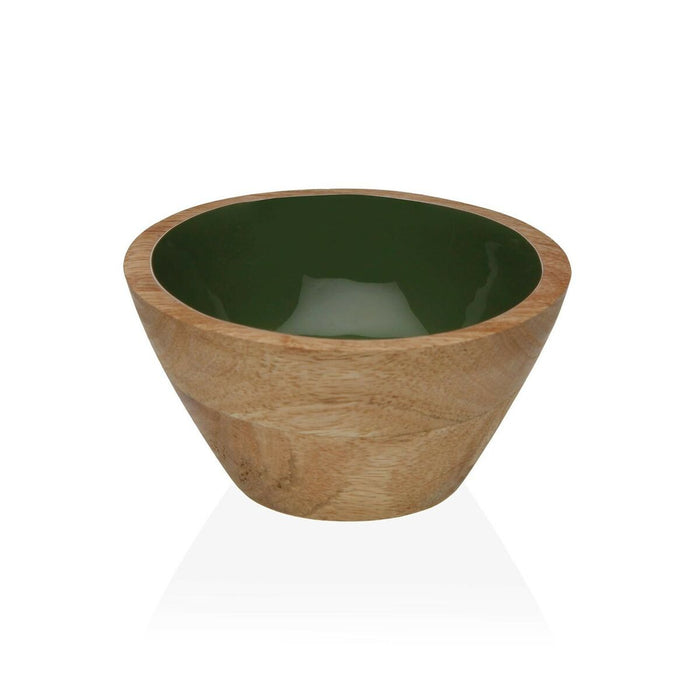 Bol Versa Verde Bambus Porțelan Lemn de mango 13 x 7 x 13 cm