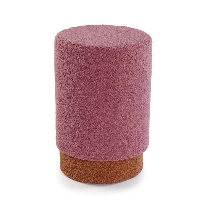 Taburet Versa Roz Lemn 33 x 47 x 33 cm