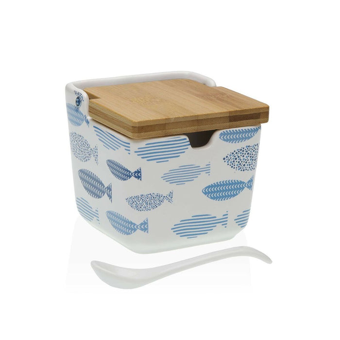 Zaharniță Versa Aqua Pești Ceramică 8,8 x 8,5 x 8,8 cm