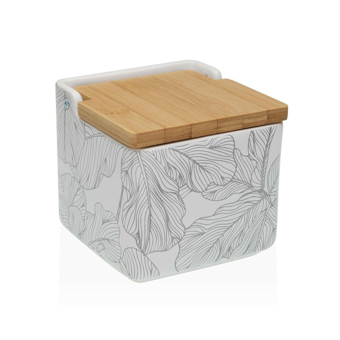 Solniță cu capac Versa Palmieri Ceramică Dolomite 12,2 x 11,5 x 12,2 cm