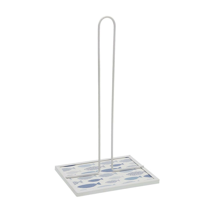 Suport pentru hârtie de bucătărie Versa Pești Metal Oțel Lemn MDF 16,5 x 31 x 13 cm