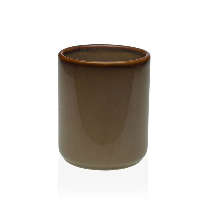 Suport pentru periuțe de dinți Versa Bej Ceramică