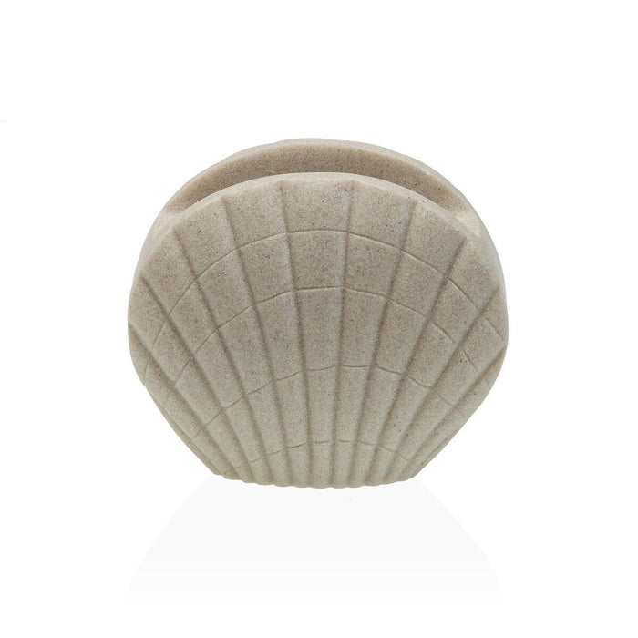 Suport pentru periuțe de dinți Versa Crem Rășină 6 x 10,5 x 12 cm