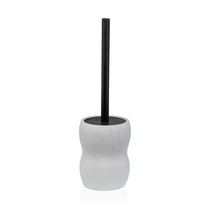 Perie pentru toaletă Versa Alb Rășină Chic 11 x 35 x 11 cm