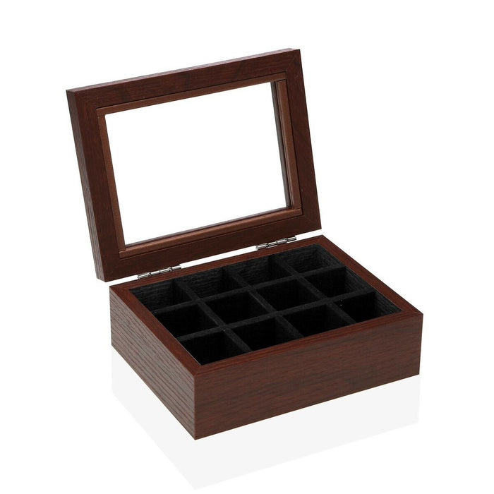 Casetă de Bijuterii Versa Lemn 12,7 x 6 x 16,4 cm