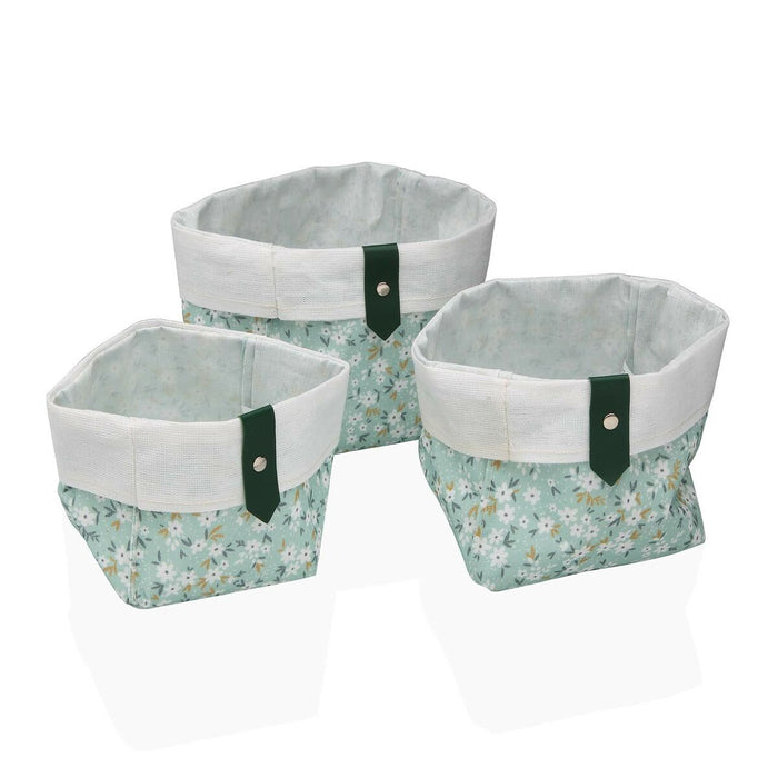 Set de Coșuri Versa Bellis 14 x 14 x 14 cm