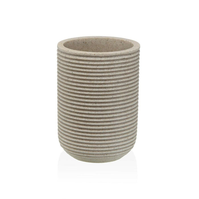 Suport pentru periuțe de dinți Versa Rășină 7,5 x 10,5 x 7,5 cm