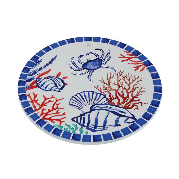 Suport Protecție pentru Masă Versa Scoică Plută Ceramică 20 x 20 cm